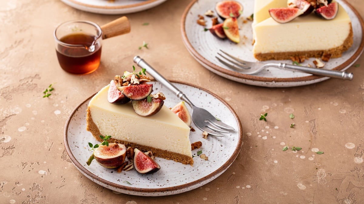 Cheesecake aux figues sans cuisson